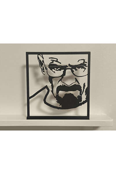 BaskıLabs Walter White Portresi Resmi Duvar Süsü Kapı Süsü