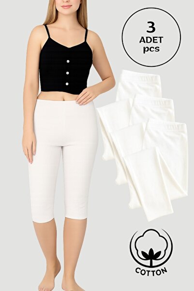 Altınay Women's 3-Pack Underwear Leggings - 90% Cotton