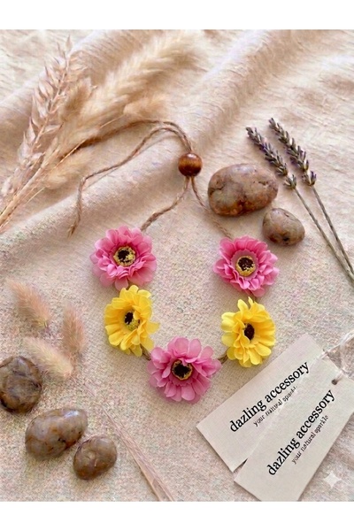 DAZLİNGACCESSORY Bohemian Style Floral Hair Accessory