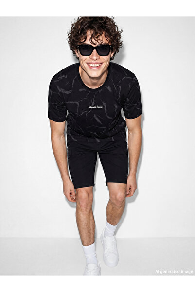 LC Waikiki Zero Roba Collar Printed Men's T-Shirt from Uzg Store for Style En...