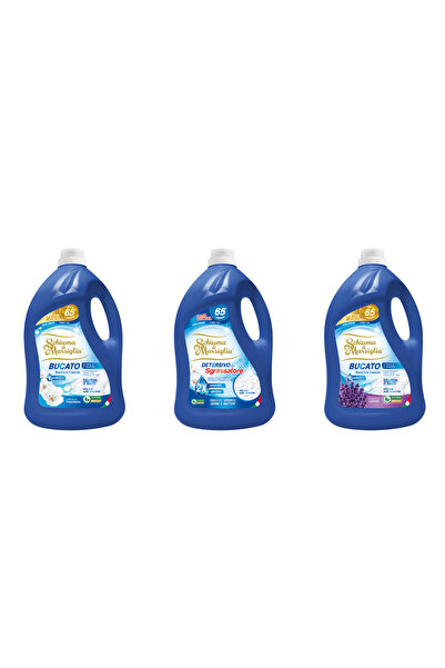 Schiuma di Marsiglia BUCATO detergent rufe 3 x 5L (15L), Clasico + Sgrassator...