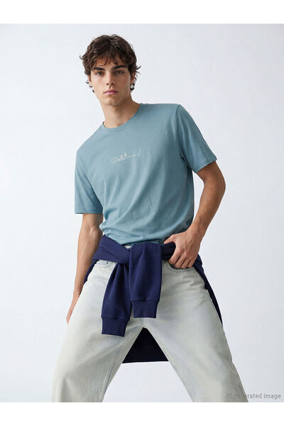 LC Waikiki Peak New Season Istanbul Printed Crew Neck Men's T-Shirt