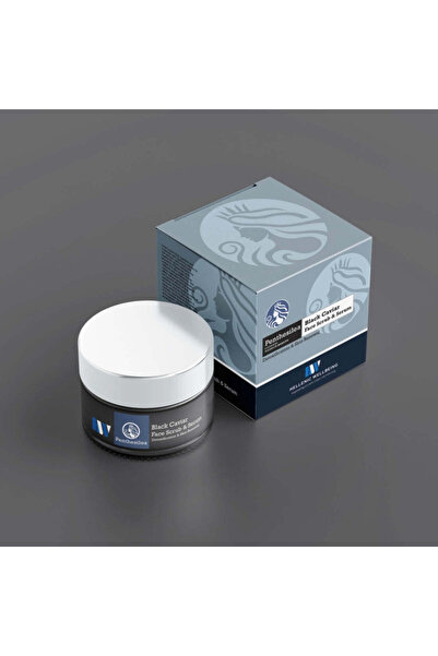 HELLENIC WELLBEING Πεντεσίλεια - Μαύρο Χαβιάρι Απολεπιστικό Προσώπου & Ορός