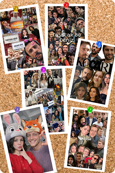 GameBulance Taşacak Bu Deniz Temalı 6 Adet Pano Kart Seti | Koçari Esme Furtu...