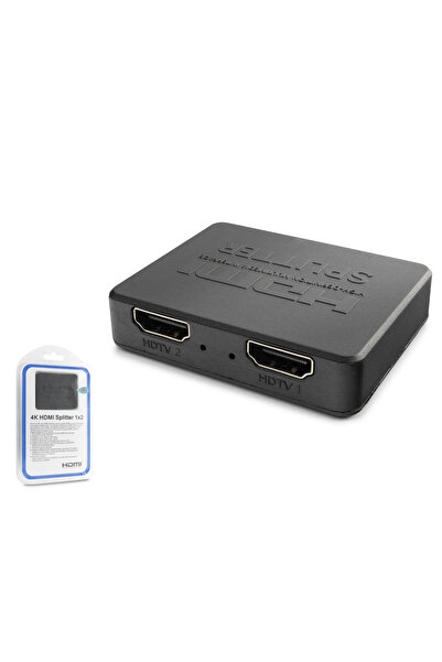 Skygo Hdmi Splitter 4K 1 In 2 Out + Usb Güç Kablosu - Siyah HDX1371