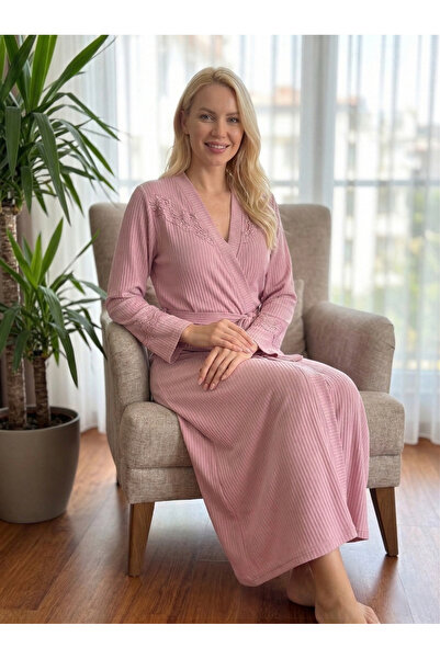 Lohussa New Season Powder Elegant Lace Detailed Summer Belted Melissa Design ...