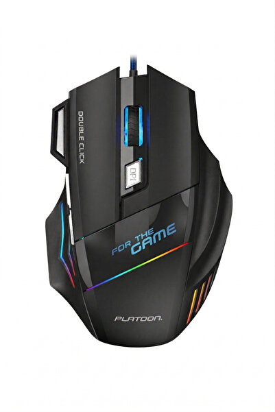 utechno Pulse X7 RGB Kablolu Oyuncu Gaming Mouse 7 Tuşlu Dpi Ayarlı LED Aydınlatmalı Hızlı Tepkili