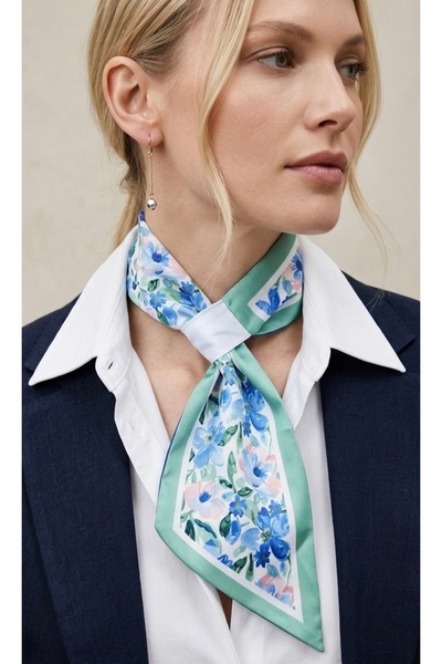 tuaipek Cravată/Eșarfă cu model Blue Breeze