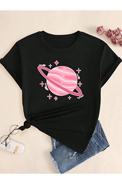 Joetsu Πλανήτης PRINTED Oversize Γυναικείο/Ανδρικό Unisex Μπλουζάκι