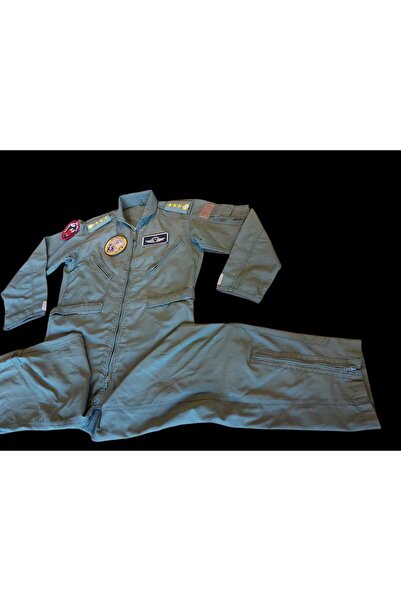 kho military design Haki Renk Uçuş Kombinezonu (Tulumu) Unisex Model- 8 (52-3...