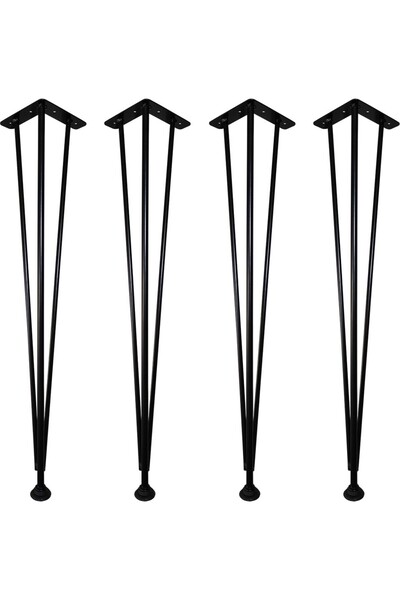 HNC HOME 85 cm Metal Masa Ayağı , Firkete Ayak 4 Adet