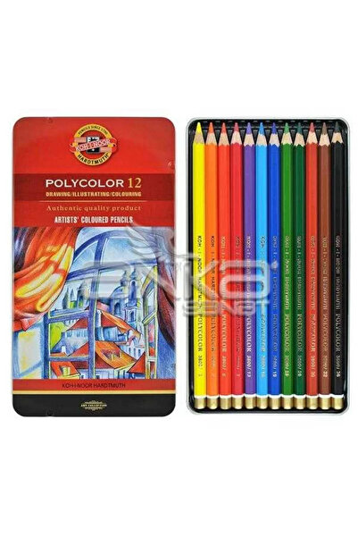 Koh-i Noor Koh-i-Noor Polycolor Kuru Boya Kalemi 12li Set