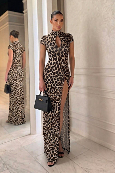 Love Fab Κοντομάνικο Φόρεμα με Λαιμόκοψη και Κουμπώματα, Ειδικού Σχεδιασμού, ...