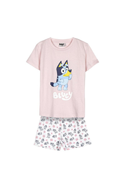 bluey Καλοκαιρινές πυτζάμες για κορίτσια, κοντομάνικες, βαμβακερές.