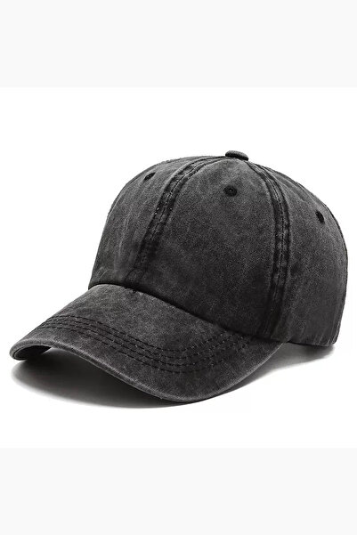 Giraffe Basic Düz Yıkamalı Cap Şapka Unisex Erkek/Kadın (Arkası Ayarlamalı)
