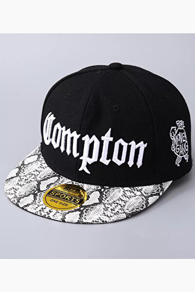Giraffe Hip Hop Snapback Cap Şapka Siyah Unisex Erkek/Kadın (Arkası Ayarlamalı)