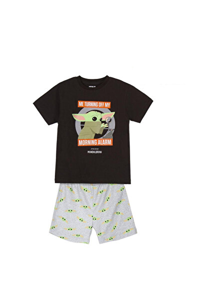 Star Wars Κοντομάνικες Πιτζάμες Ο Μανταλοριανός: Ξυπνητήρι Πρωινού