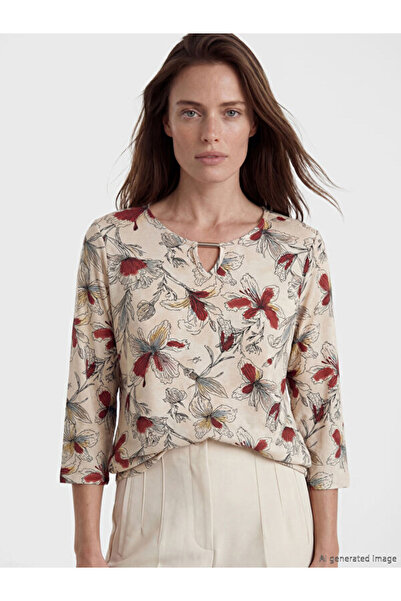 LC Waikiki Zero Roba Collar Floral Blouse for Style Seekers from Uzg Store