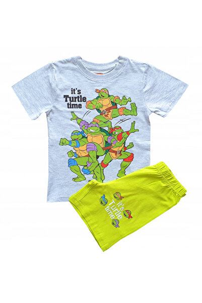 Testoasele Ninja Καλοκαιρινές πυτζάμες με κοντά μανίκια, βαμβακερές, Χελωνονι...