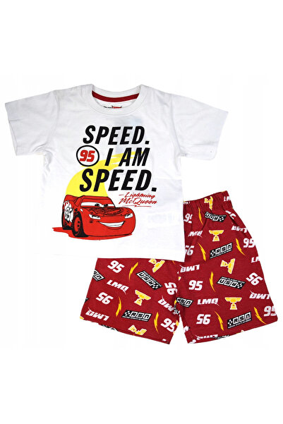 CARS Καλοκαιρινές πυτζάμες με κοντά μανίκια, βαμβακερές, Speed 95