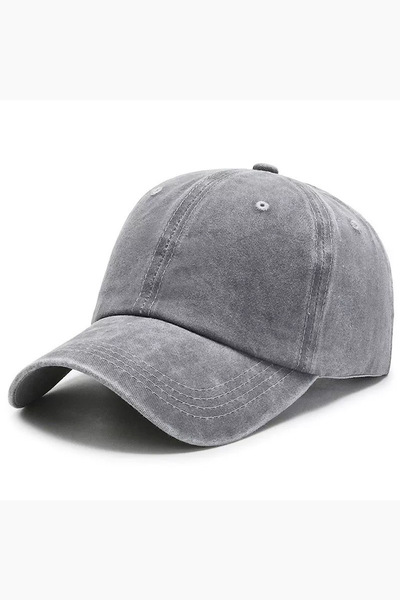 Giraffe Basic Düz Yıkamalı Cap Şapka Unisex Erkek/Kadın (Arkası Ayarlamalı)