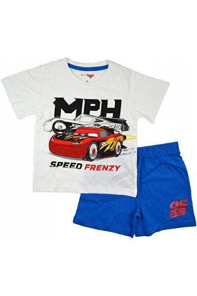 CARS Καλοκαιρινές πυτζάμες με κοντά μανίκια, βαμβακερές, Speed