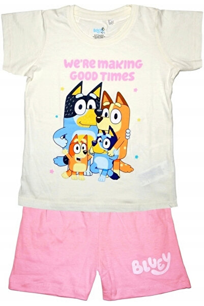 bluey Καλοκαιρινές πυτζάμες με κοντά μανίκια, βαμβακερές, Good Times