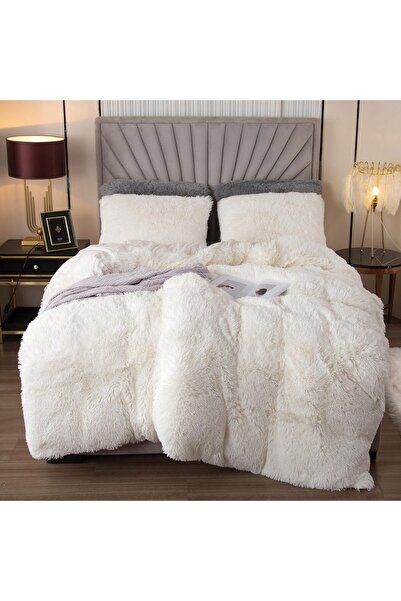 OEM Plush bedding set, duvet cover 135×200 cm and pillowcase 80×85 cm, fluffy...