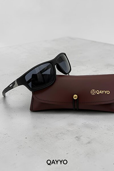 QAYYO Accessories Samu Spor Metal Oval Black Gray Frame Unisex Uv400 Sunglasses