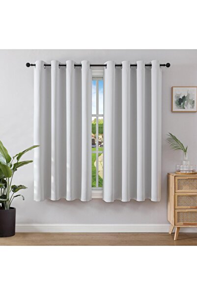 OEM Opaque curtains with eyelets, set of 2, thermal and sound-insulating, 137...