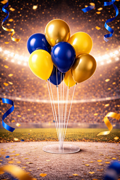 hediyehobihersey Football Fan Balloon and Stand Set