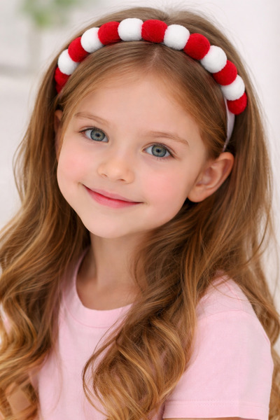 DOĞALYA Κοριτσίστικο στέμμα ειδικής εκδήλωσης 23 Απριλίου με πομπόν