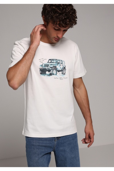 Colin's Ανδρικό κοντομάνικο μπλουζάκι Comfort Fit με στρογγυλή λαιμόκοψη