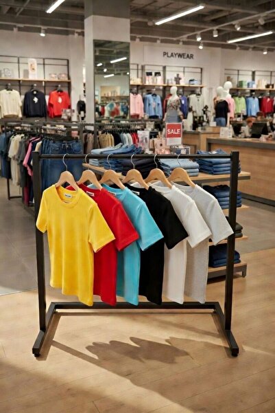 playwear 6 Τεμάχια 6 Χρώματα Μπλουζάκια 100% Βαμβάκι με λαιμόκοψη Παιδικά uni...