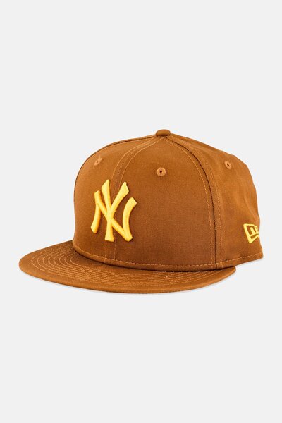 NEW ERA قبعة رجالية من MLB New York Yankees، لون بني