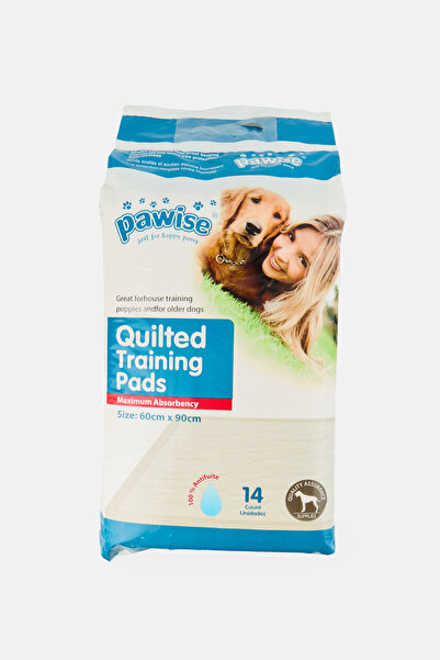 Pawise 14 Pcs Quilted Training Pads, White