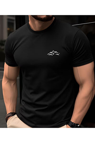 NOURAM 100% Cotton Men's T-Shirt, Summer Short Sleeve Slim Fit Round Neck Top...
