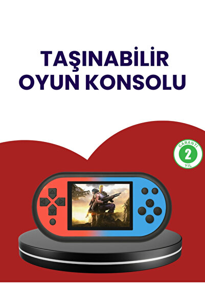 ebby Mey İthalat® 520 Oyunlu El Oyun Konsolu TV Bağlantılı HD LCD Ekranlı