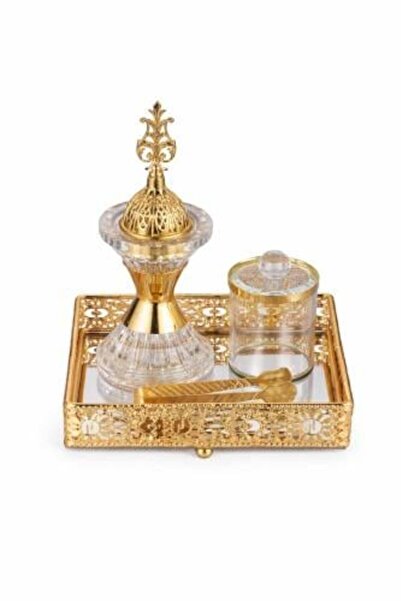 DLC Elegant Design Incense Burner Set Arabic Oud Holder for Home and Office F...