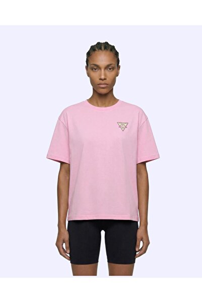 Kappa Camilla Kadın Pembe Oversize Tişört