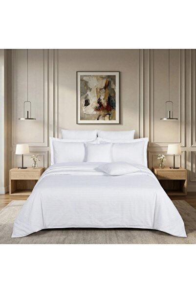 ShinyFlower Hotel Duvet Cover Set, Soft 4PCS Bedding Set with Bed Sheet & Pil...