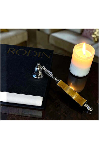 YASAR CONCEPT Snoria Pirinç Mum Söndürücü Gümüş