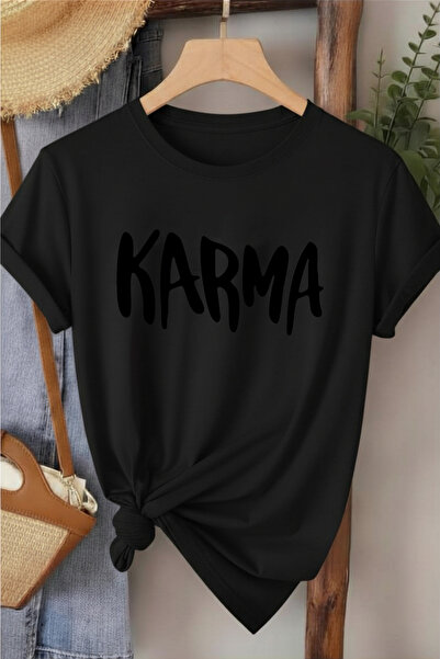 l'eivor Γυναικείο βαμβακερό μπλουζάκι με συνδυασμένη στάμπα