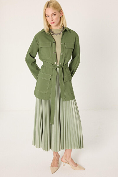 Touché Privé Beli̇ Kuşakli Diş Gömlek