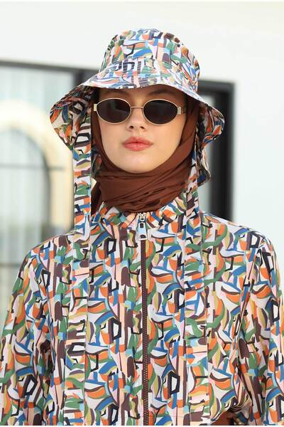 HEQA Bucket Hat Fractal Pattern