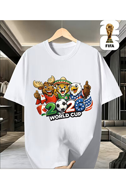 LİNA06 FIFA 2026 Usa/Canadian Cup, 100%, Men'S And Women'S Short-Sleeved Foot...