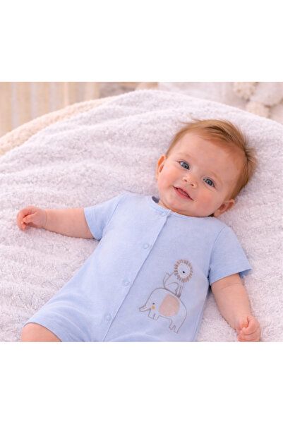 Necix's Baby Boy Summer Cotton Combed Cotton Fabric Jumpsuit 0-6 Months 5485 ...