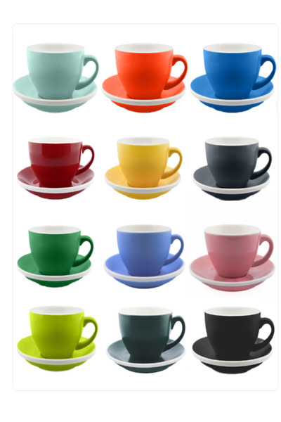 Not specified 250ml ceramic coffee cup with saucer