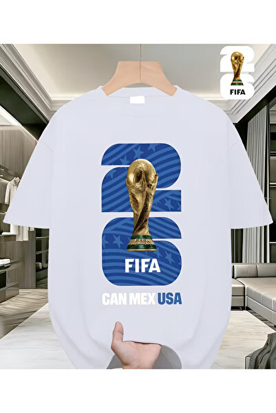 LİNA06 FIFA 2026 World Cup Soccer, Themed Prints for The USA Series, Men'S Sh...