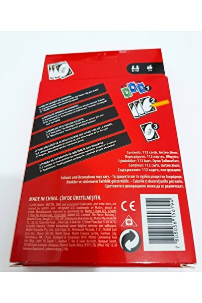 dogadastore Uno Oyun Kartı